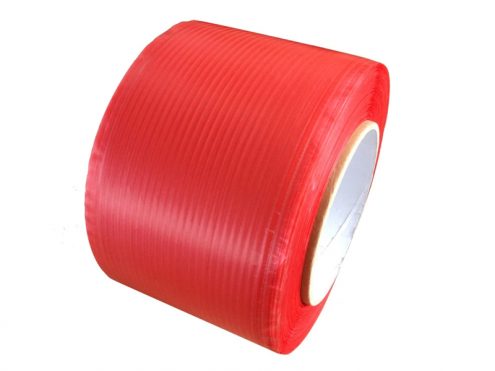 10000米卷轴包装红色印刷封缄胶带。