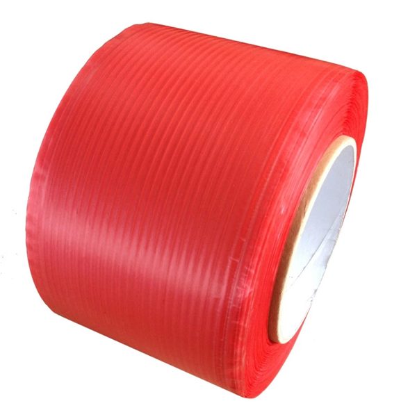 10000米卷轴包装红色印刷封缄胶带。