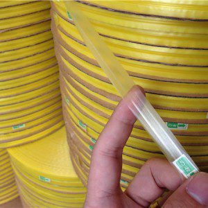 黄色离型膜中胶封缄胶带