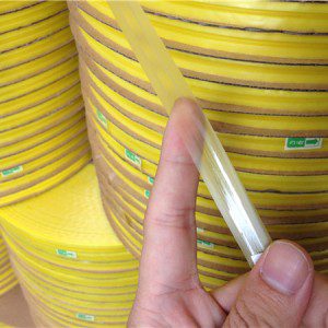 黄色离型膜中胶封缄胶带